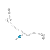 OEM 2005 Dodge Sprinter 3500 Bracket-SWAY Bar Diagram - 5104067AA