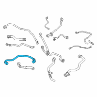 OEM BMW 740e xDrive Radiator Hose Diagram - 17-12-8-602-652