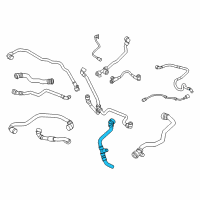 OEM 2020 BMW 540i Radiator Hose Diagram - 17-12-8-602-619