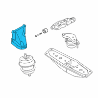 OEM Infiniti Q60 Bracket-Engine Mounting Diagram - 11233-4HK5A