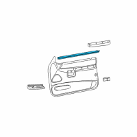 OEM Ford Explorer Sport Belt Weatherstrip Diagram - F1TZ-9821456-A