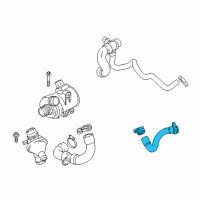 OEM 2016 BMW 428i xDrive Gran Coupe Water Hose Diagram - 11-53-7-603-514