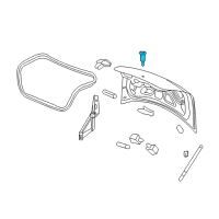 OEM 2011 Chevrolet Impala Lock Cylinder Diagram - 25974441
