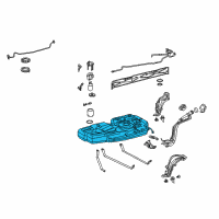 OEM 2010 Toyota Sienna Fuel Tank Diagram - 77001-08060