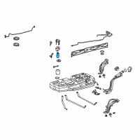 OEM Lexus RX330 Fuel Pump Assembly Diagram - 23221-0A050