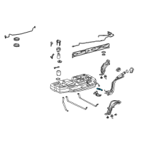 OEM Hose, Fuel Tank To Filler Pipe Diagram - 77213-08020