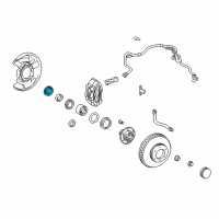 OEM Toyota Sequoia Hub Assembly Seal Diagram - 90316-69001