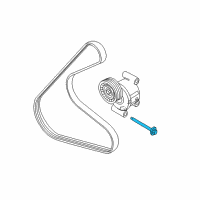 OEM 2011 Ford Fusion Thermostat Unit Bolt Diagram - -W500314-S437