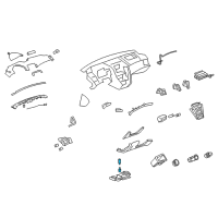 OEM 2013 Cadillac XTS Courtesy Lamp Diagram - 25760081