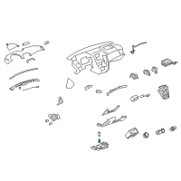 OEM 2020 Chevrolet Impala Reading Lamp Bulb Diagram - 19115807