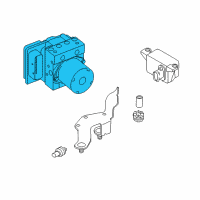 OEM BMW Dsc Hydraulic Unit Diagram - 34-51-6-777-802