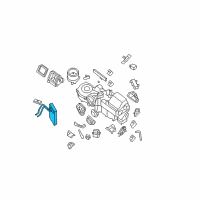 OEM 2009 Nissan Titan Heater Core Assembly-W/PACKING Diagram - 27120-7S000