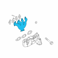 OEM Chevrolet S10 Engine Exhaust Manifold Diagram - 24577409