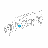 OEM 2007 Lexus GS350 Multiplex Tilt & Telescopic Computer Diagram - 89227-30020