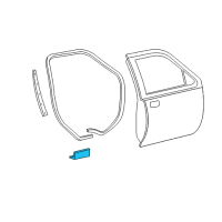 OEM 2003 Ford Explorer Sport Trac Lower Seal Diagram - 1L5Z-3525324-AA