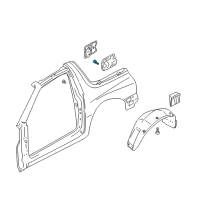 OEM 2003 Chevrolet Tracker Spring, Fuel Lid (On Esn) Diagram - 91177703