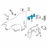 OEM 2016 Chevrolet SS Splash Shield Diagram - 92267673