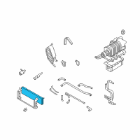 OEM Ford Mustang Intercooler Diagram - 2R3Z-8K226-AA