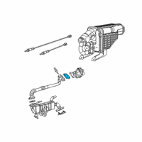 OEM Ram Gasket-Egr Tube Flange Diagram - 5281493AB