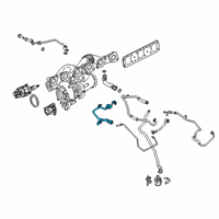 OEM BMW M760i xDrive COOLANT LINE, TURBOCHARGER R:111060 Diagram - 11-53-8-654-394