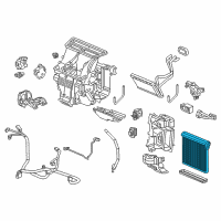 OEM 2020 Acura TLX Set, Evaporator Sub Ass Diagram - 80210-TZ3-A41