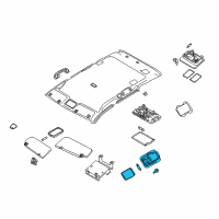 OEM 2006 Nissan Murano Lamp Assy-Personal Diagram - 26460-AE00B