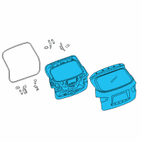 OEM Infiniti Door - Back Diagram - 90100-3JA0A