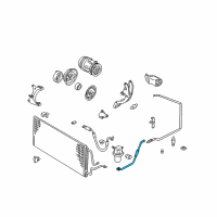 OEM 1999 Buick Regal Tube Asm-A/C Evaporator Diagram - 10339261