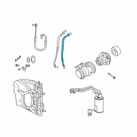 OEM 2008 Chrysler PT Cruiser Line-A/C Suction Diagram - 5058273AF