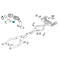 OEM BMW X5 Muffler Clamp Diagram - 18-30-8-632-362