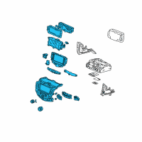 OEM Honda Accord Base Assy., Panel Power *NH482L* (UA BLACK METALLIC) Diagram - 39183-SDR-A44ZA