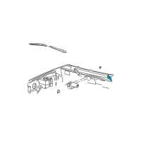 OEM 1995 Ford Explorer Arm & Pivot Assembly Diagram - F57Z-17567-B