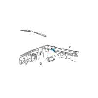 OEM Ford Explorer Arm & Pivot Assembly Diagram - F57Z-17566-A