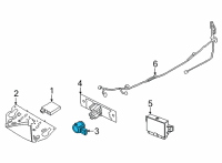 OEM 2021 Nissan Rogue Sensor Assy-Distance Diagram - 28437-00Q0C