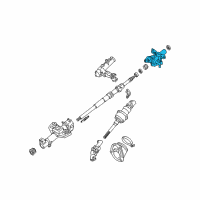 OEM 2001 Lexus IS300 Tube Sub-Assy, Steering Column Diagram - 45205-33120