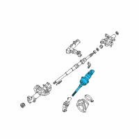 OEM 2002 Lexus IS300 Shaft Assy, Steering Intermediate, NO.2 Diagram - 45260-53020