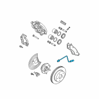 OEM 2008 Dodge Durango Hose-Brake Diagram - 52010484AD