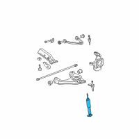 OEM 2012 GMC Yukon XL 2500 Shock Diagram - 20951275