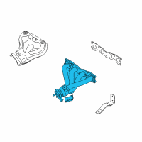 OEM 2011 Hyundai Sonata Exhaust Manifold Catalytic Assembly Diagram - 28510-2G195