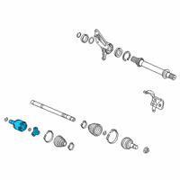 OEM Acura Joint Set, Inboard Diagram - 44310-TZ5-305