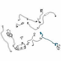 OEM BMW M550i xDrive Vacuum Pipe Diagram - 11-66-8-602-031