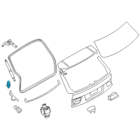 OEM 2016 BMW X5 Adapter Plate, Right Diagram - 51-24-7-308-264