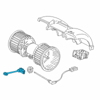 OEM BMW 735iL Heater Temperature Sensor Diagram - 64-11-1-374-242