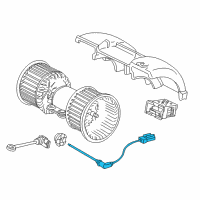 OEM 1999 BMW 318ti Temperature Sensor Evaporato Diagram - 64-51-1-468-411