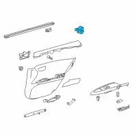 OEM 2017 Toyota Avalon Window Switch Diagram - 84810-07020