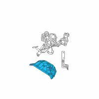 OEM Dodge Caliber Shield-Heat Diagram - 4884830AD