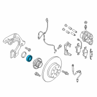 OEM 2020 Ram ProMaster City Wheel Bearing Diagram - 68261791AA