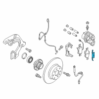 OEM 2016 Ram ProMaster City Spring-Brake Anti-RATTLE Diagram - 68125251AA