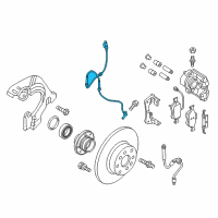 OEM Ram ProMaster City Sensor-Anti-Lock Brakes Diagram - 68404744AA