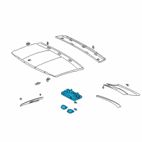 OEM Lexus Lamp Assy, Map Diagram - 81260-24071-A0